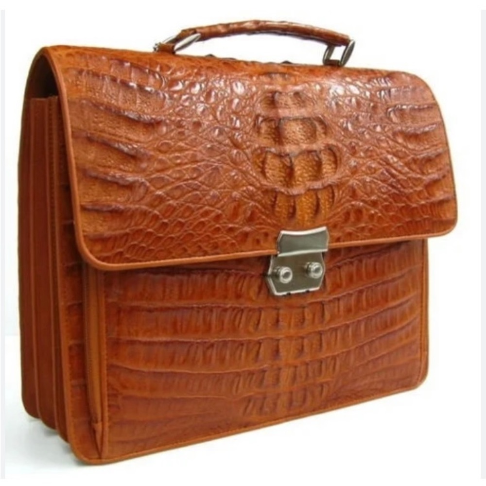 Crocodile Leather Briefcase
Bag